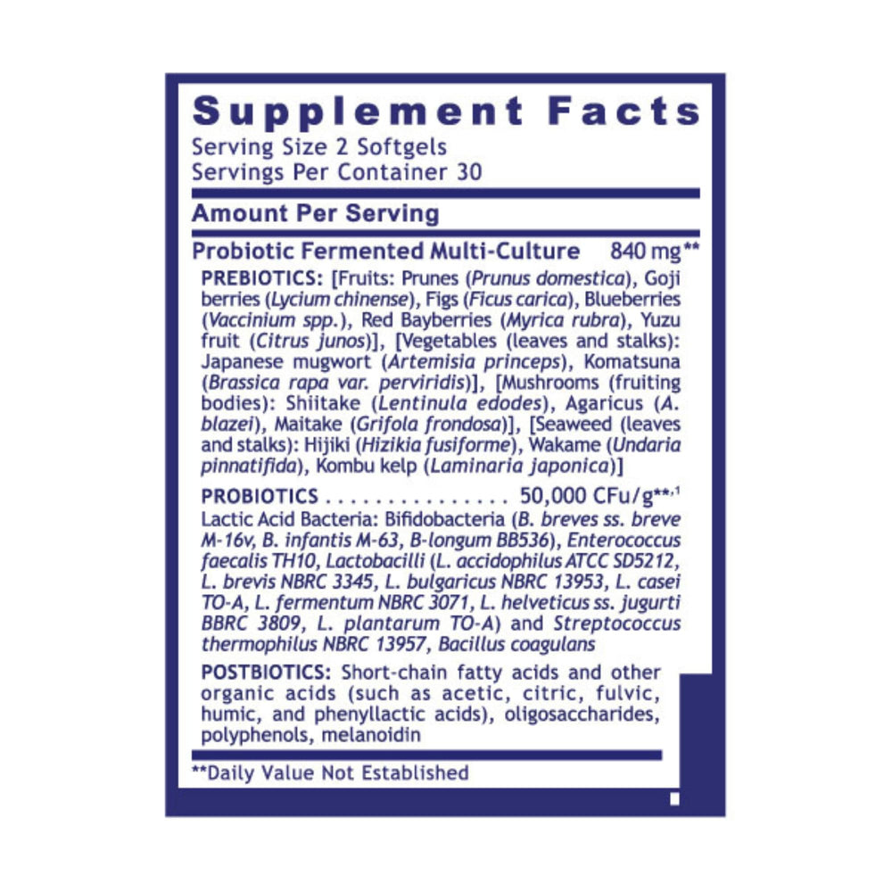 Quantum Nutrition Probiotic Support capsules closeup highlights 13 strains for daily digestion.