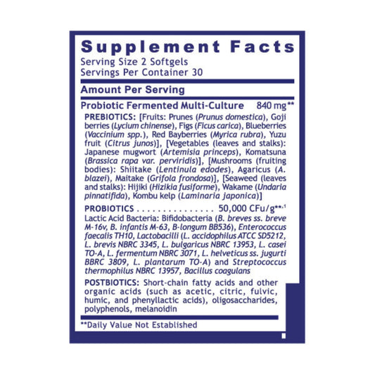 Quantum Nutrition Probiotic Support capsules closeup highlights 13 strains for daily digestion.