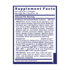 Quantum Nutrition Probiotic Support capsules closeup highlights 13 strains for daily digestion.