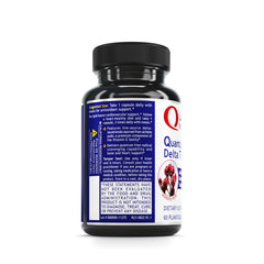 Quantum Nutrition QNL Delta Tocotrienol label emphasizes plant-source tocotrienols for a natural vitamin E complex.