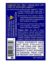 Quantum Nutrition QNL Delta Tocotrienol packaging showcases 60 capsules for ongoing daily support.