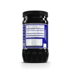 Scoop of QNL hydrolyzed marine collagen powder ready to mix into beverages