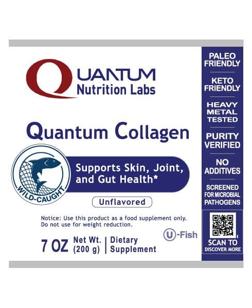 Glass of collagen-enhanced beverage featuring QNL marine collagen