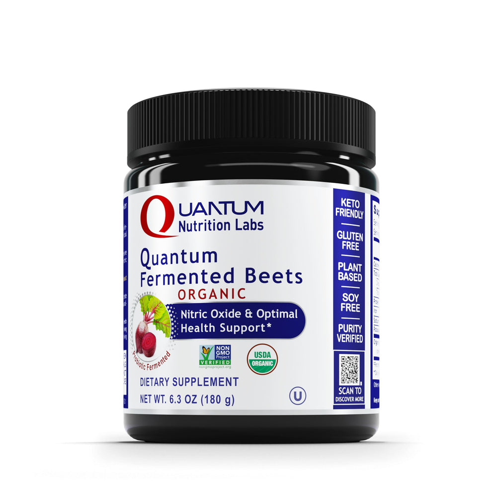 Quantum Nutrition QNL Qultured fermented beets bottle pour for easy daily use