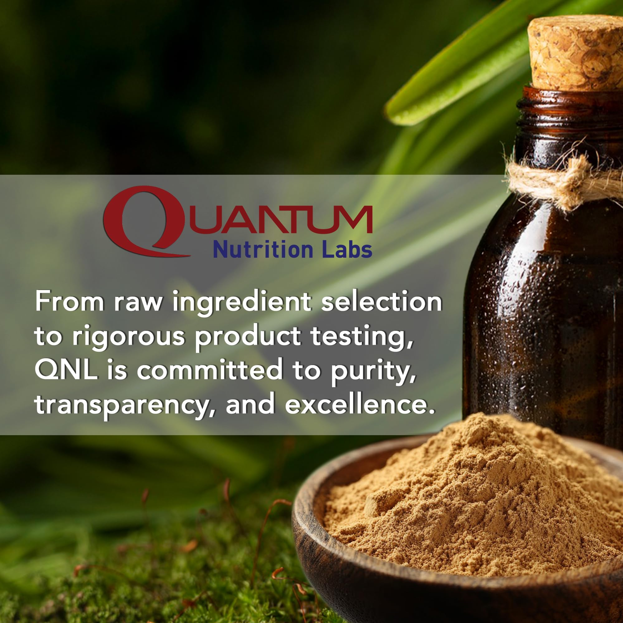 Front label view of Quantum Nutrition Quantum Betaine HCL highlighting vegan formula.