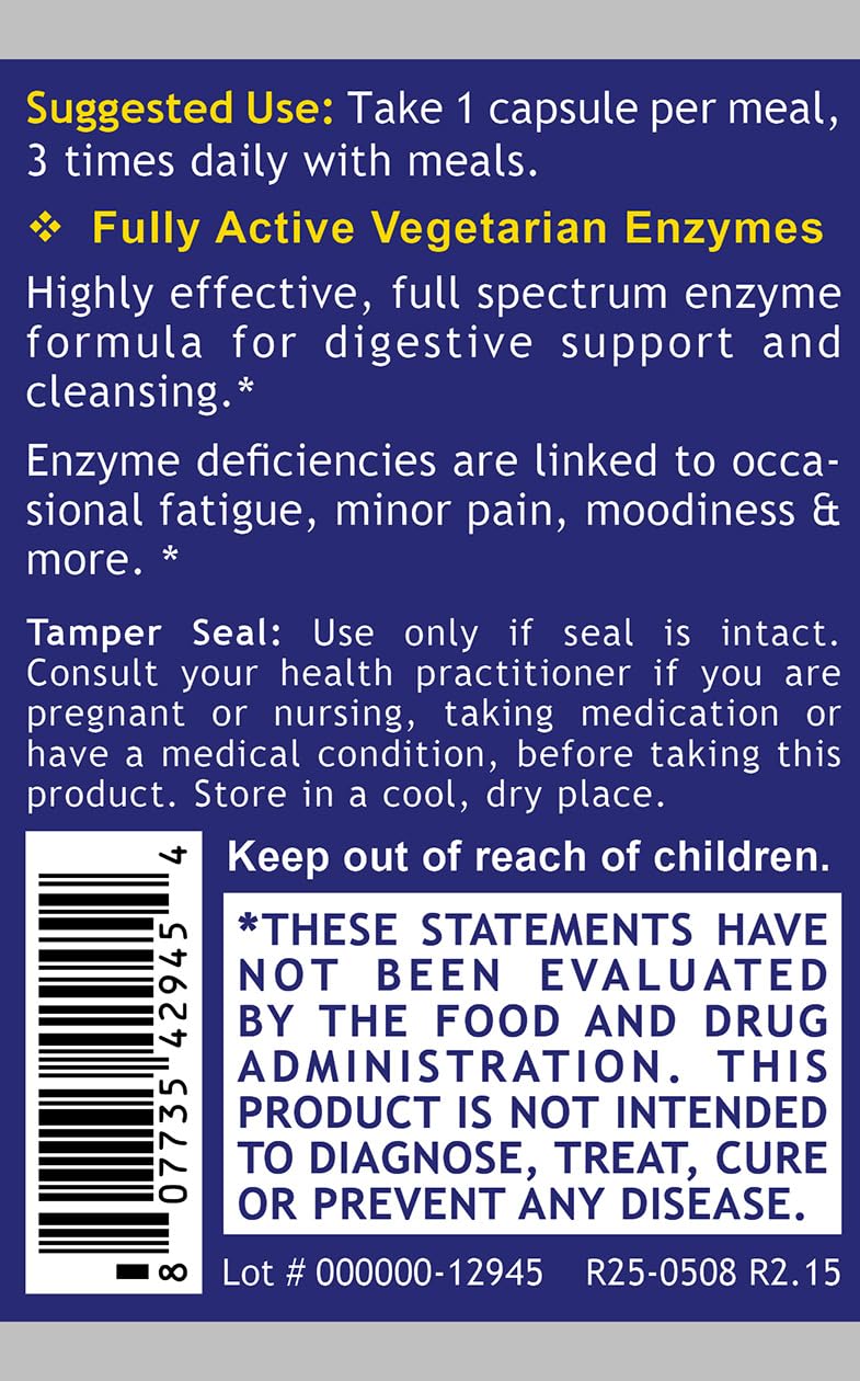 Close-up of Quantum Digest capsules showing plant-based enzymes for digestion support.