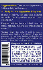 Close-up of Quantum Digest capsules showing plant-based enzymes for digestion support.