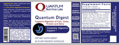 Pepsin detail in Quantum Digest supporting protein digestion.