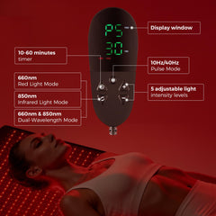 QuasarMD 850nm near-infrared panel supports deeper comfort and recovery.