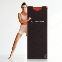 QuasarMD back-focused session on mat for targeted warmth