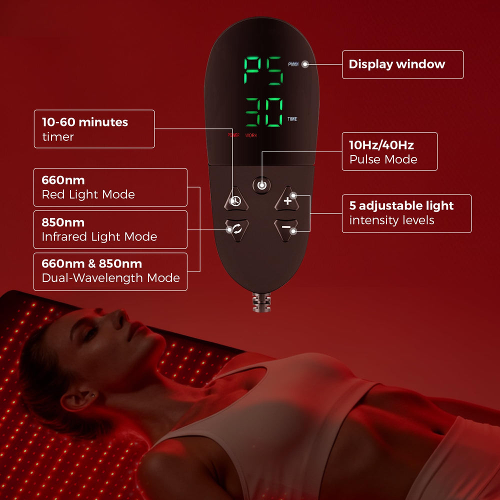 QuasarMD mat beside bed for nighttime relaxation