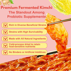 QUBIT kimchi powder ready to mix illustrates convenient daily routine