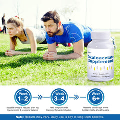 QUBIT Oxaloacetate ingredients panel highlights thermally stabilized formula