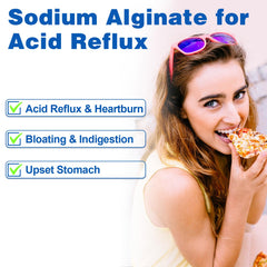 QUBIT Sodium Alginate capsules closeup highlighting tasteless, easy-to-swallow design