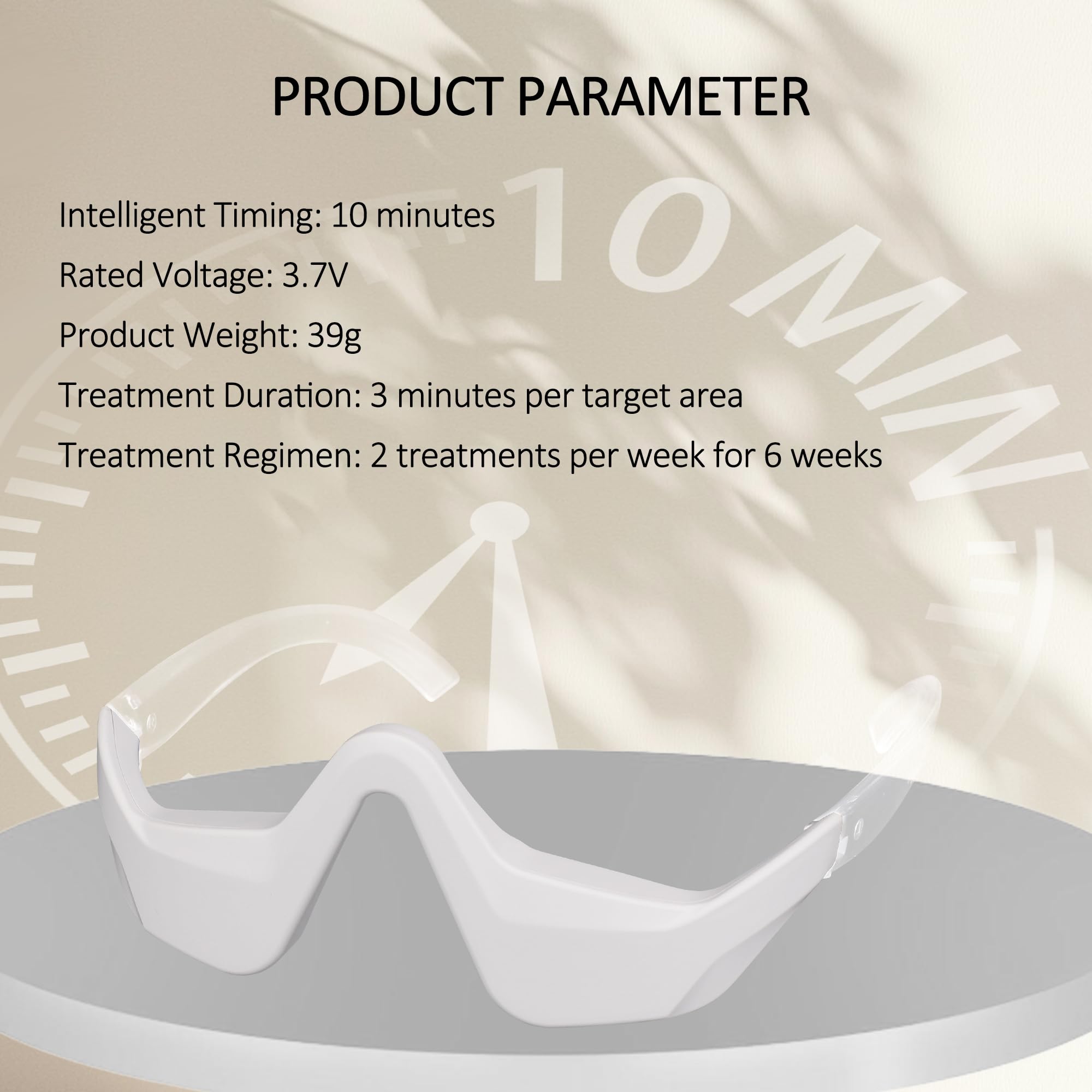 Queleay portable travel-compact design invites on-the-go eye therapy.