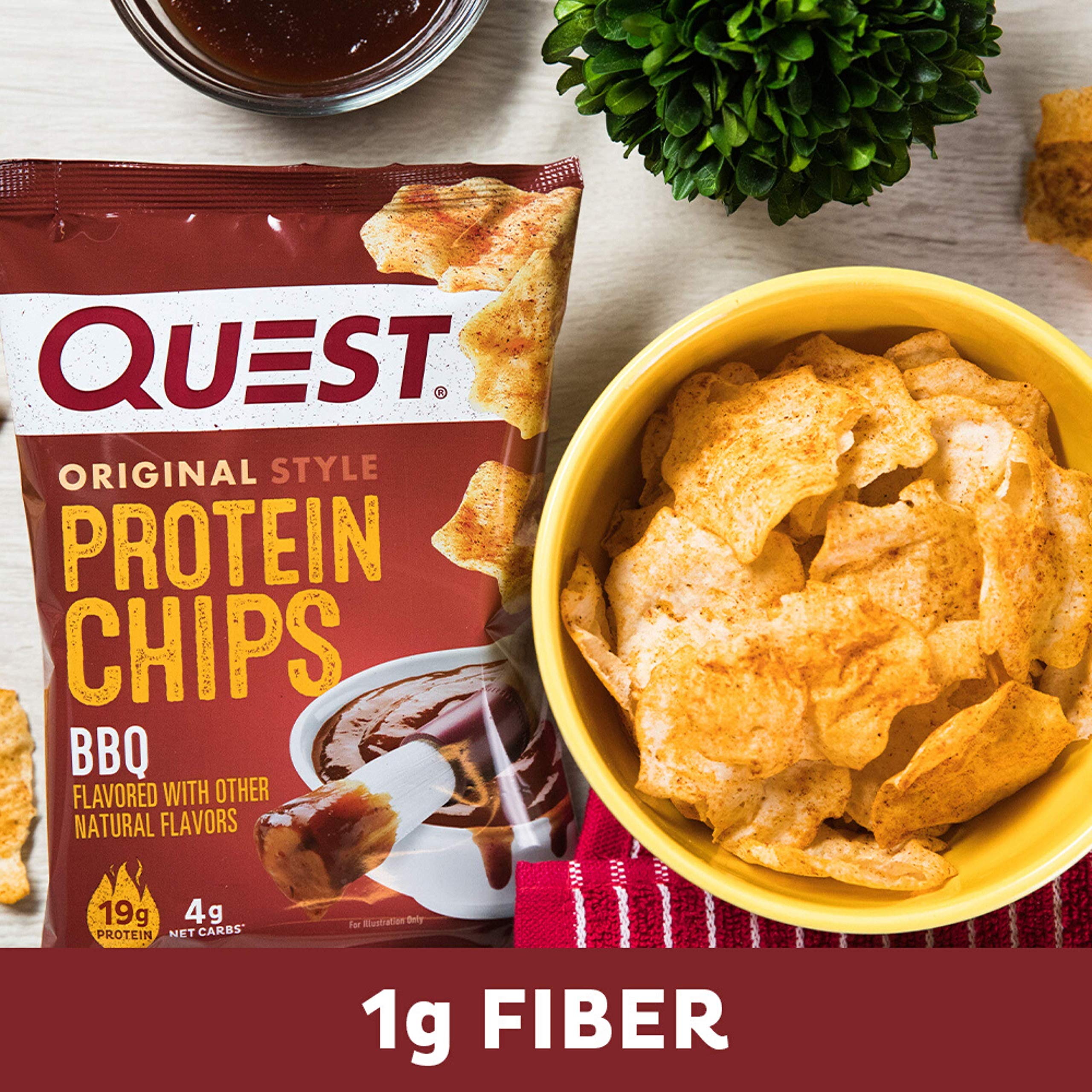 Product pictured in a backpack, showcasing portable, bake-not-fried crunch.