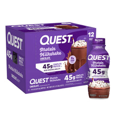 Quest Chocolate Protein Shake bottle for post-workout recovery.