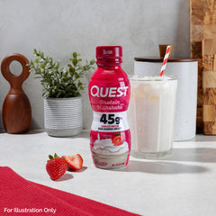 Quest Strawberry Protein Shake multi-pack highlights a gluten-free, high-protein option.