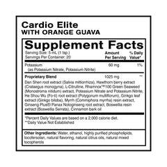 Quicksilver Cardio Elite liquid pour highlighting rapid absorption potential.