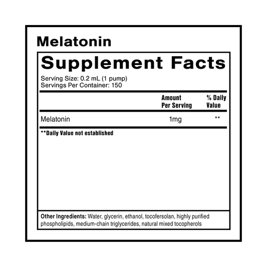 Quicksilver Liposomal Melatonin pump-dispense demonstrates easy dosing for jet lag relief.