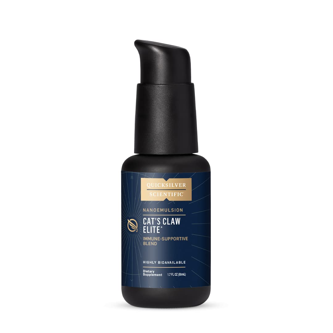 Quicksilver Scientific nanoemulsified Cat's Claw bottle for immune support