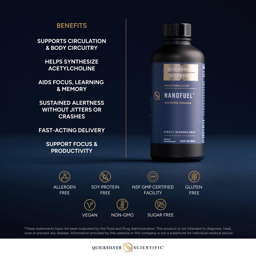 Quicksilver NanoFuel ginger cinnamon clove oils aroma for pleasant energy flavor