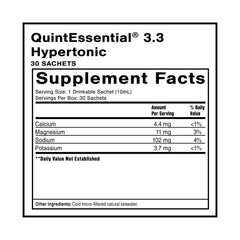 Quicksilver Quintessential 3.3 sachets on-the-go for fast hydration