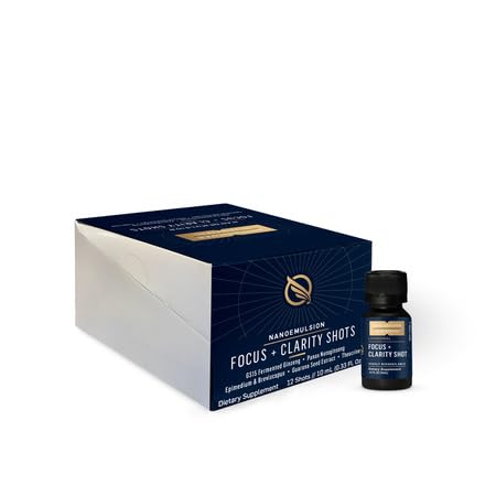 Quicksilver Scientific Focus Clarity Shot bottle boosts sustained focus and energy.