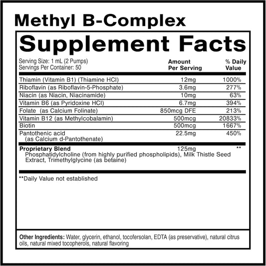 Quicksilver Scientific liposomal B vitamins drops image emphasizes advanced delivery
