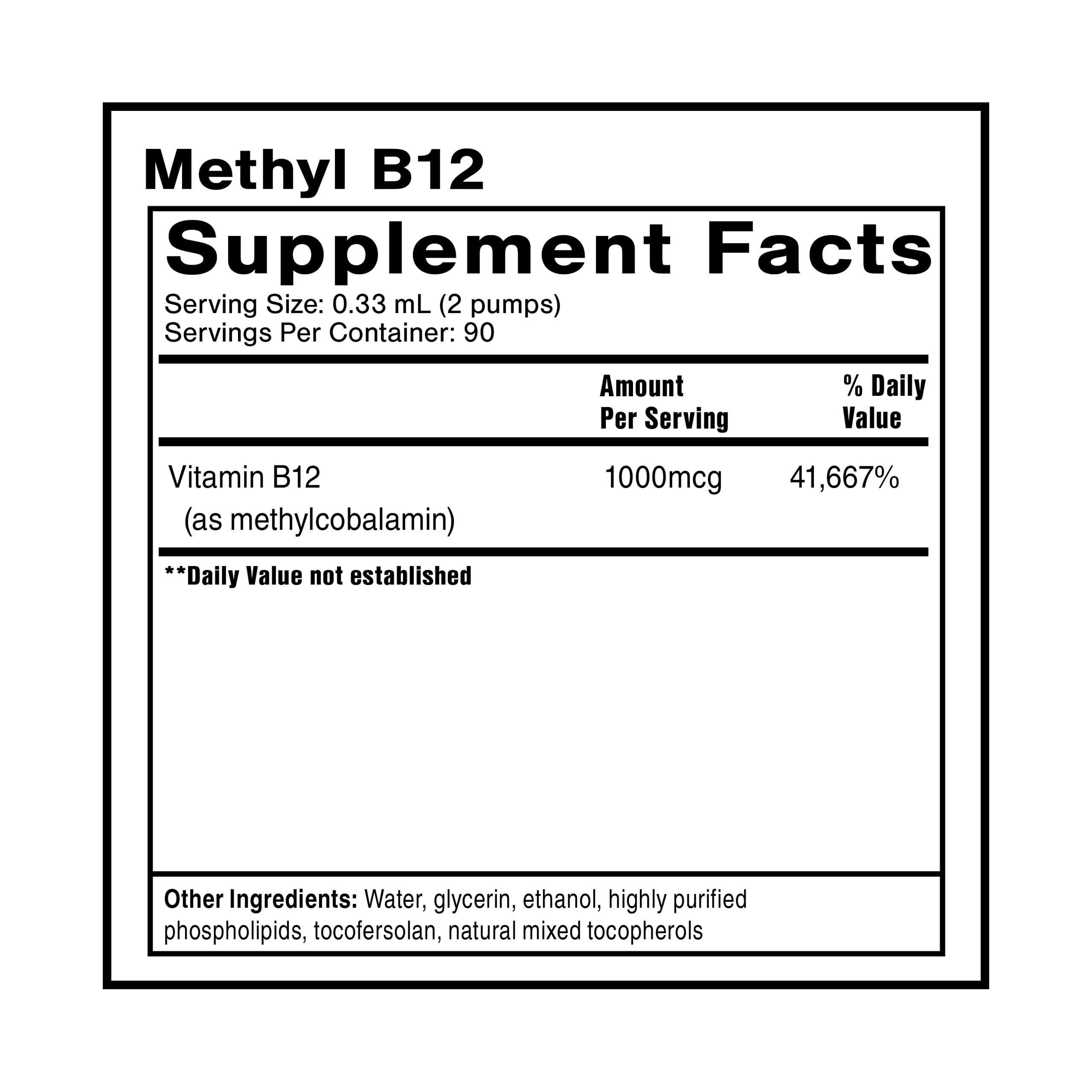 Quicksilver Scientific Methyl B12 dropper shown for precise dosing and quick delivery
