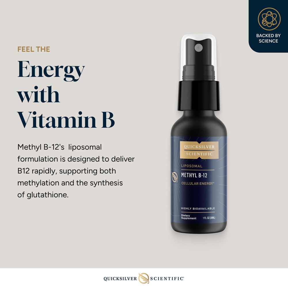 Quicksilver Scientific Methyl B12 label confirms vegan, soy-free formulation