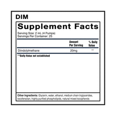 Quicksilver Scientific Nanoemulsified DIM dropper for precise dosing and quick uptake.