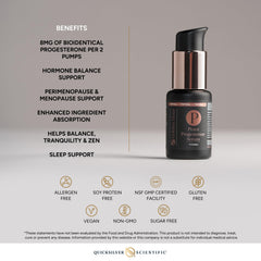 Peace Serum packaging seen on a clean, minimal vanity.