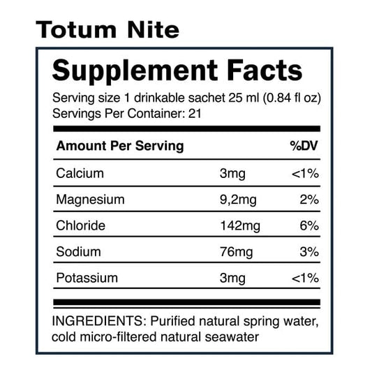 Quicksilver Totum Nite sachets: travel-friendly hydration for sleep support