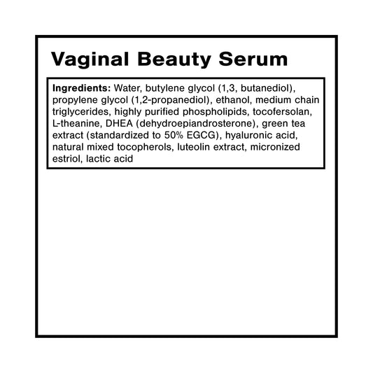 Quicksilver Scientific Vaginal Beauty Serum dropper close-up for controlled, hydrating application.
