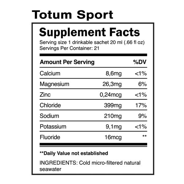 Quicksilver Totum Sport sachets ready to mix for endurance hydration.