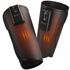 QUINEAR cordless calf massager with heat for soothing leg comfort.