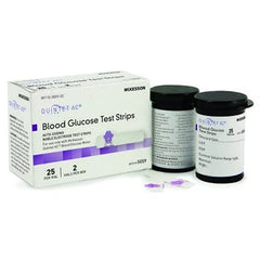 Quintet AC glucose strip bottle for fast, precise readings.
