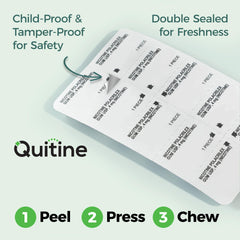 Quitine 2mg mint value-pack 300-count offers savings and ongoing support.