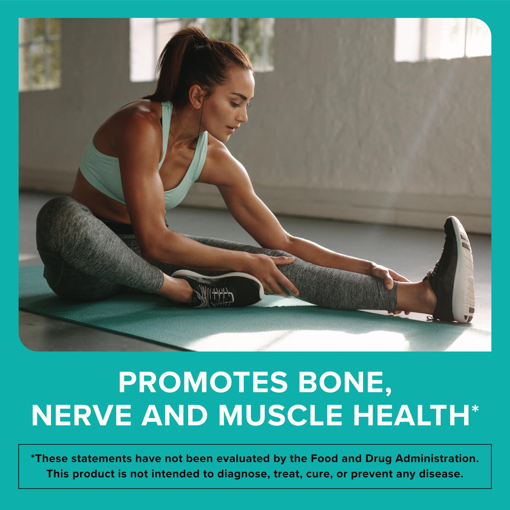 Qunol Magnesium Citrate Soft Chews bottle side view with label