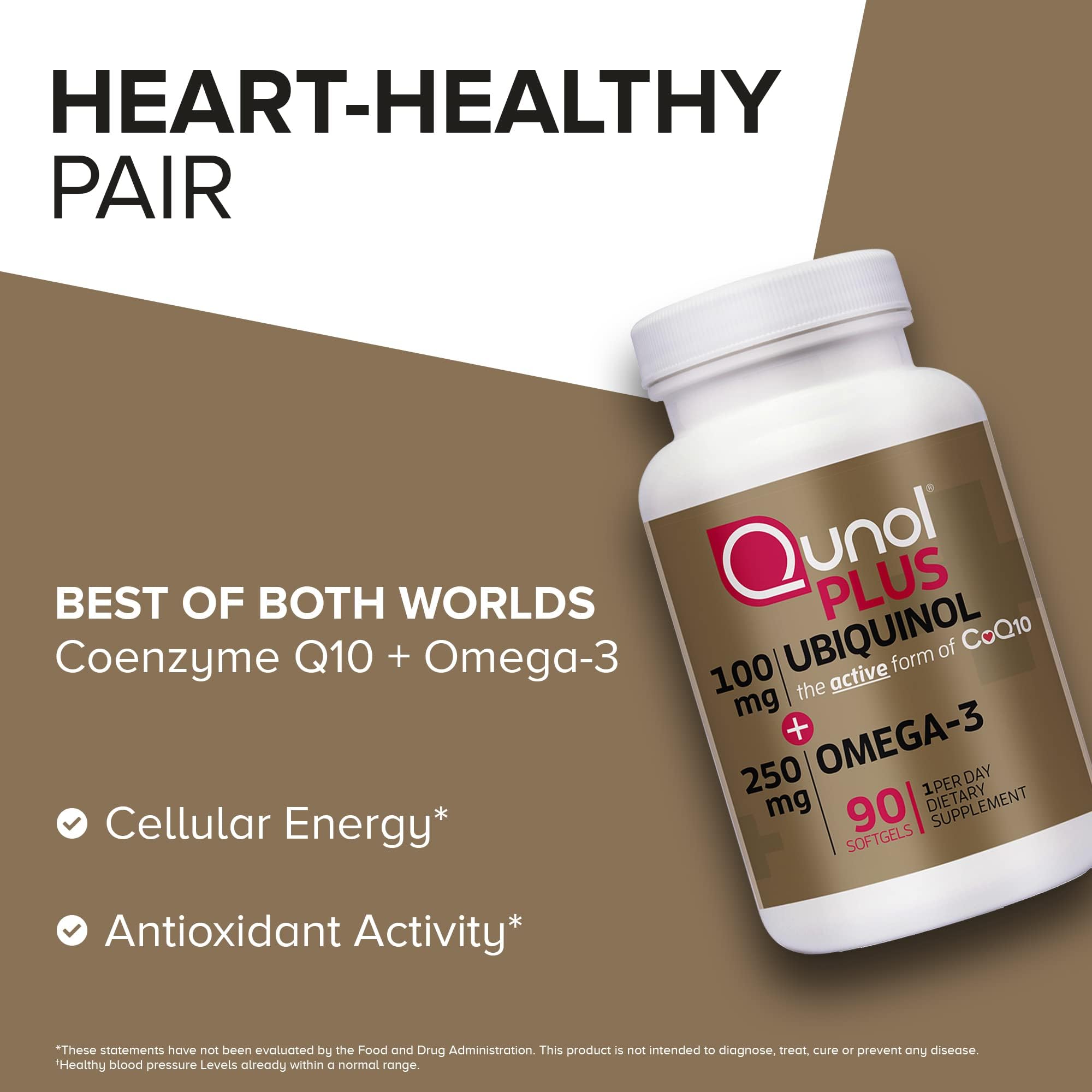 Qunol Plus daily-dose spoon illustrating convenient measurement