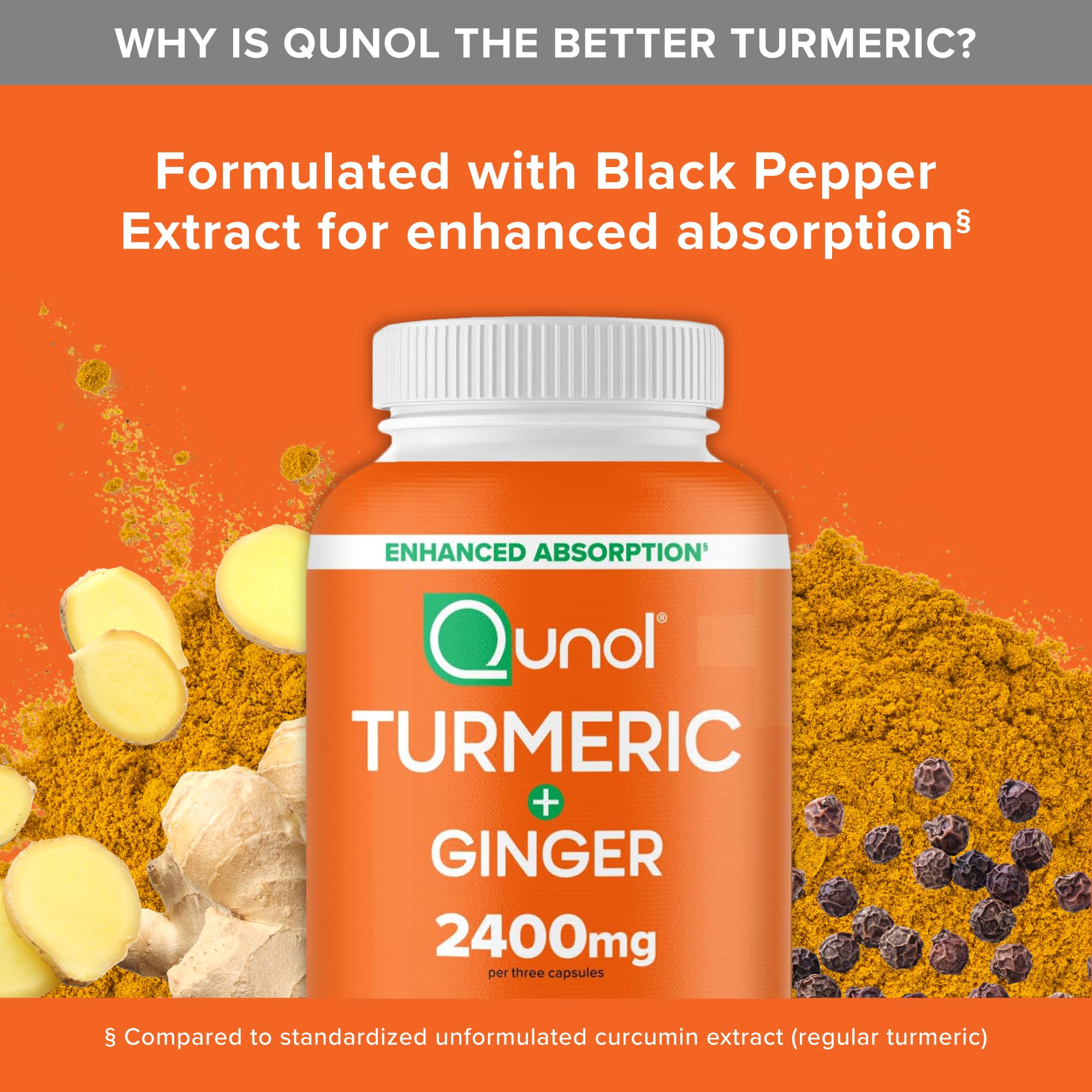 Qunol Turmeric joint-support use for daily activity and mobility.