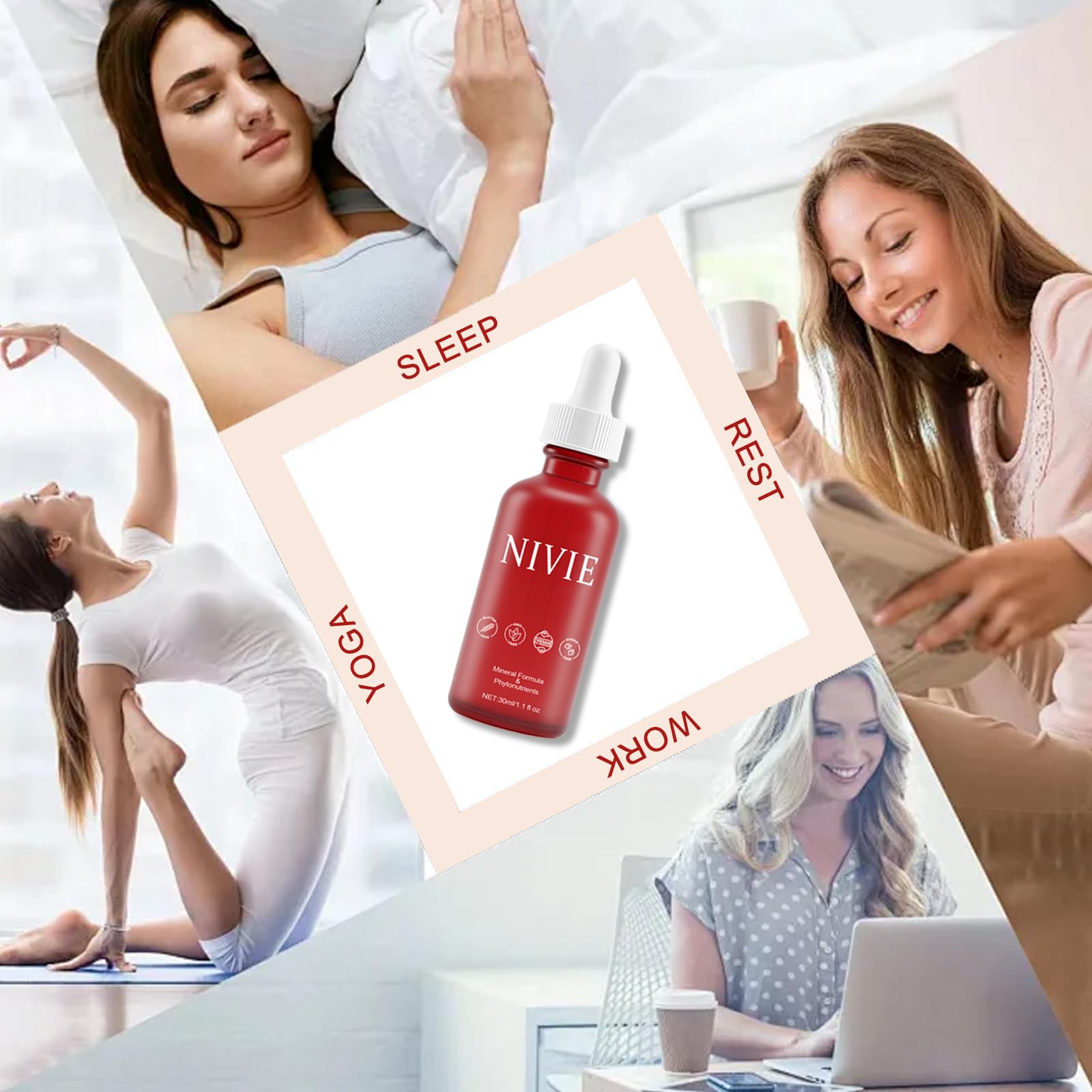 QUZOYU Nivie Liquid Formula designed for convenient daily use.