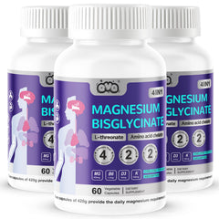 QVQ magnesium bisglycinate complex bottle shown for daily capsules