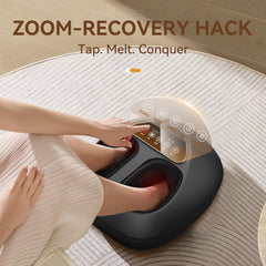 QXC Shiatsu Foot Massager ergonomic contour design for comfortable use