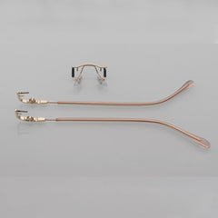 QYAJS nose bridge for rimless glasses—stable support and comfort