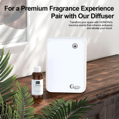 QZD VIONORA home ambiance image shows sophisticated scent at home or boutique settings