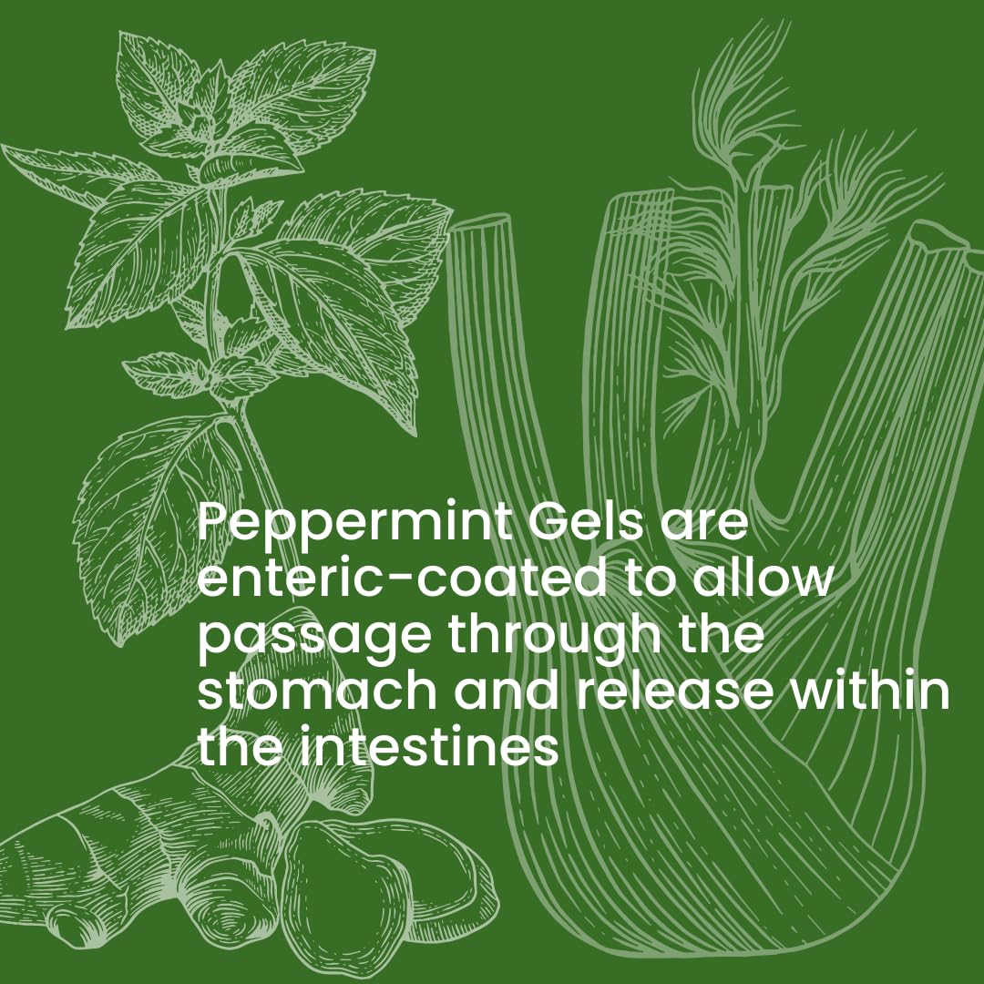 Rachelstea Peppermint Gels after meals concept shot for comfort