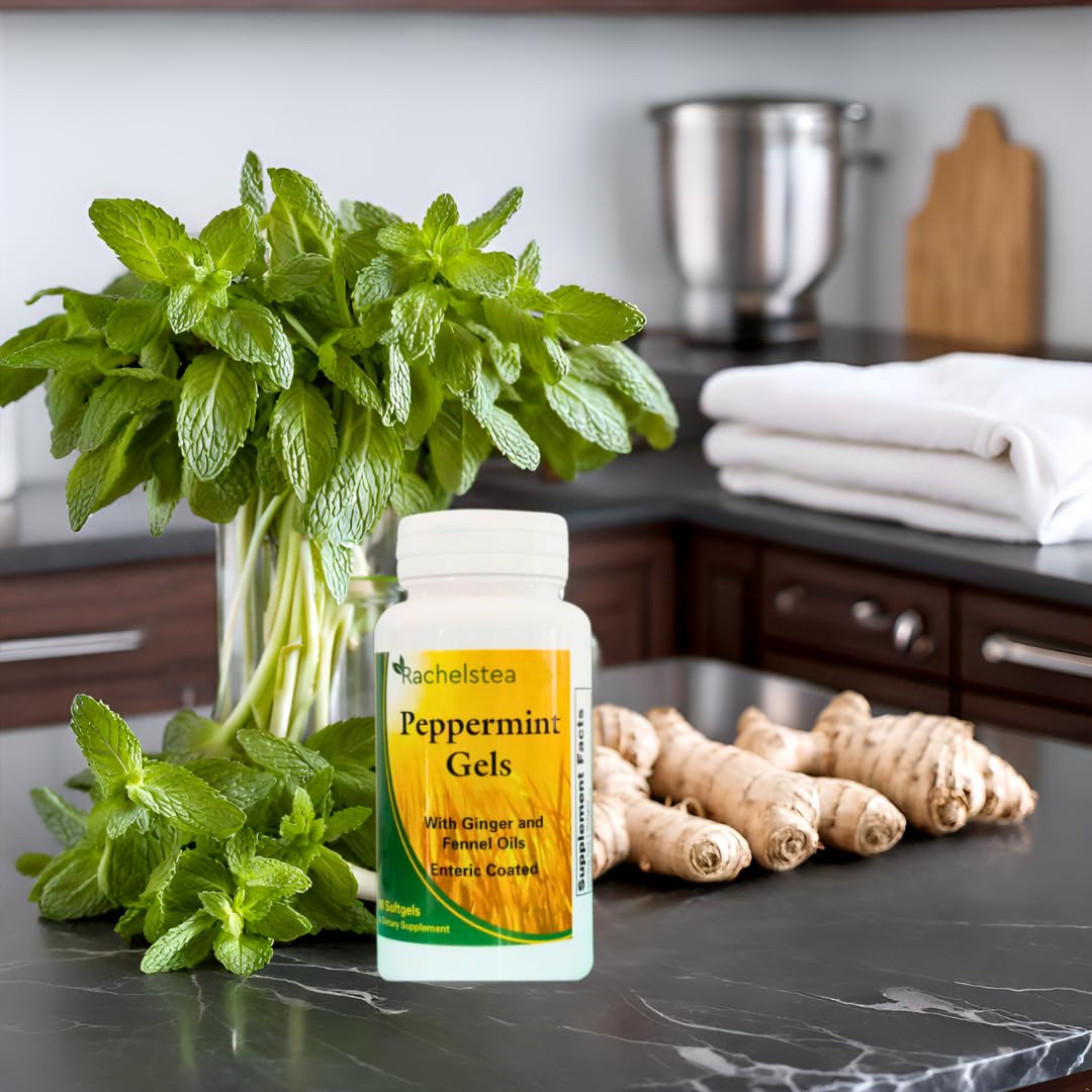 Rachelstea Peppermint Gels in-use shot showing simple serving