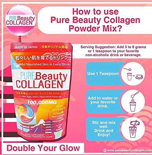 Radiant skin and hair with Pure Beauty Collagen and Luxcent, ideal for daily beauty rituals.